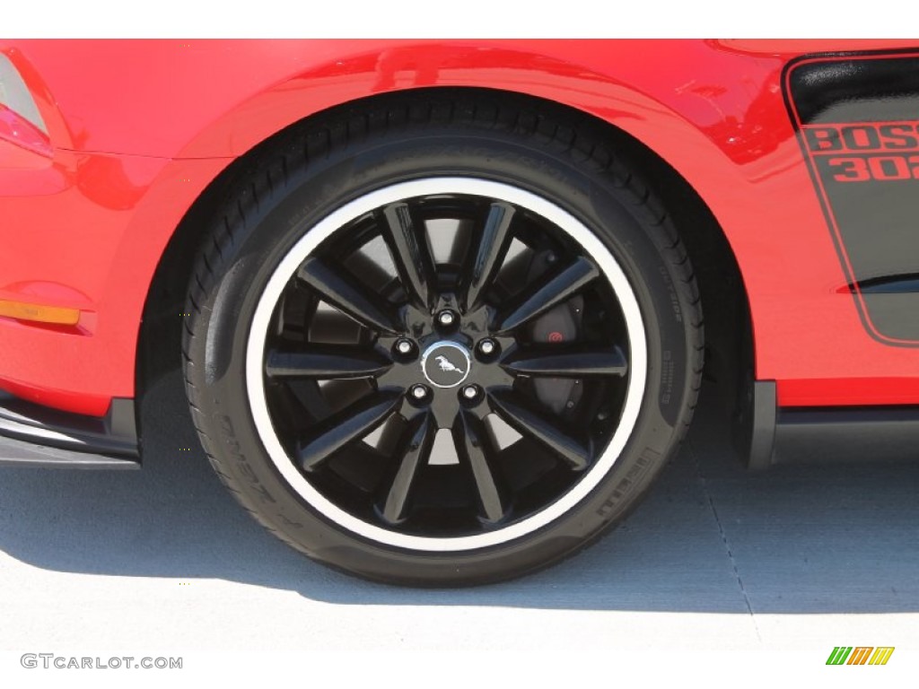 2012 Mustang Boss 302 - Race Red / Charcoal Black photo #4