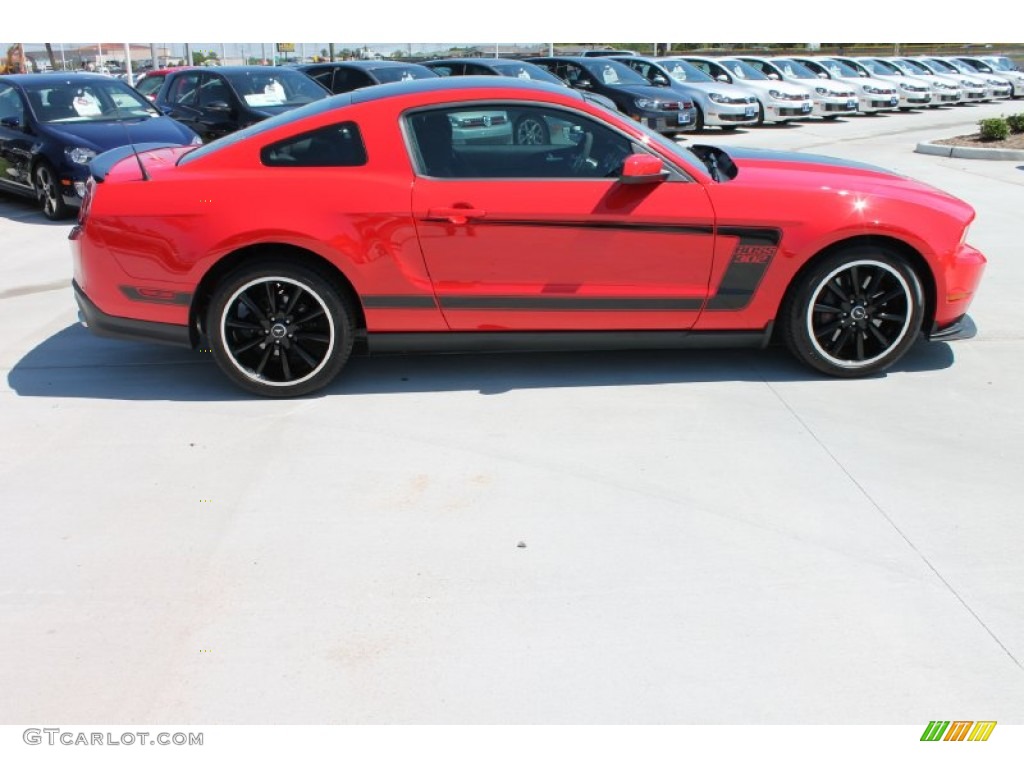 2012 Mustang Boss 302 - Race Red / Charcoal Black photo #11