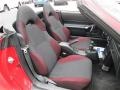 2001 Toyota MR2 Spyder Red Interior Front Seat Photo