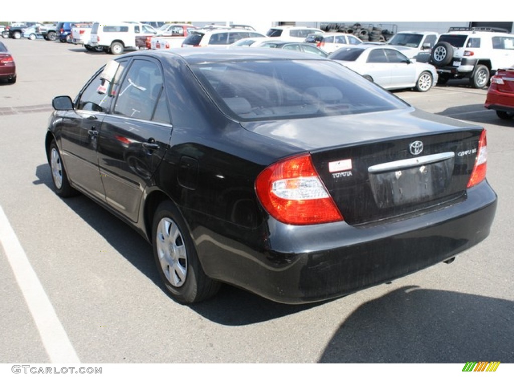 2004 Camry LE - Black / Stone photo #3