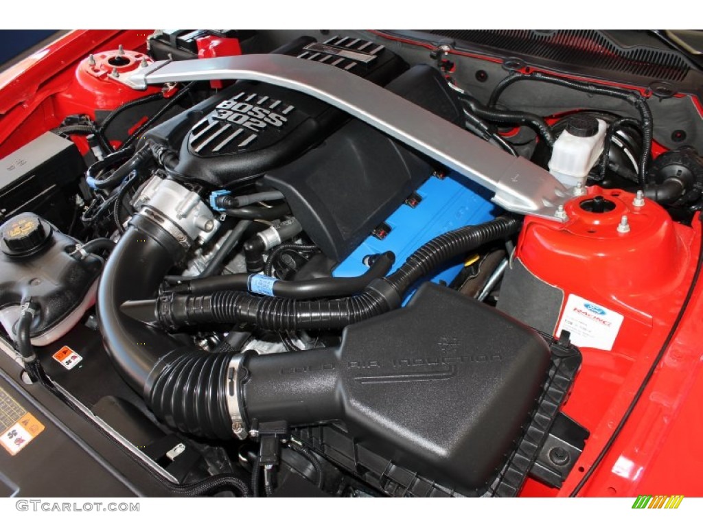 2012 Ford Mustang Boss 302 5.0 Liter Hi-Po DOHC 32-Valve Ti-VCT V8 Engine Photo #81831045