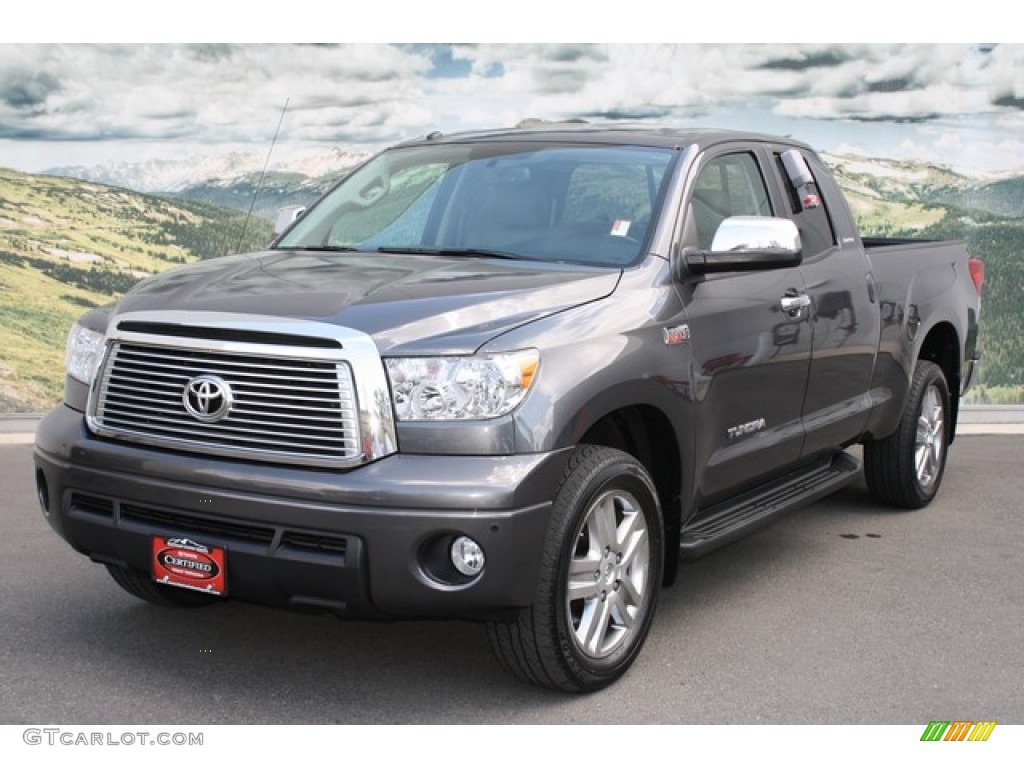 2011 Tundra Limited Double Cab 4x4 - Magnetic Gray Metallic / Graphite Gray photo #5