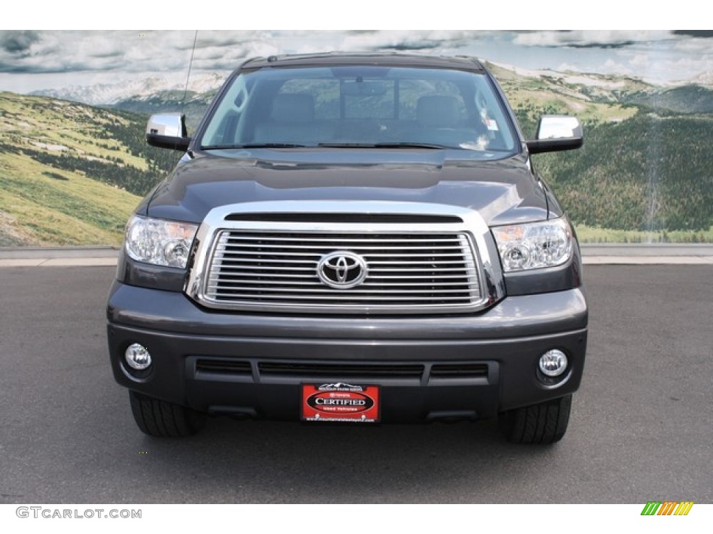 2011 Tundra Limited Double Cab 4x4 - Magnetic Gray Metallic / Graphite Gray photo #7