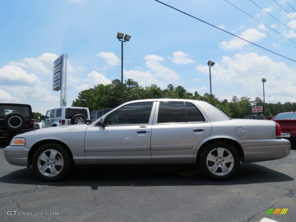 2011 Crown Victoria LX - Silver Birch Metallic / Light Camel photo #4