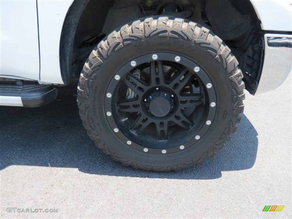 2011 Tundra CrewMax - Super White / Graphite Gray photo #9