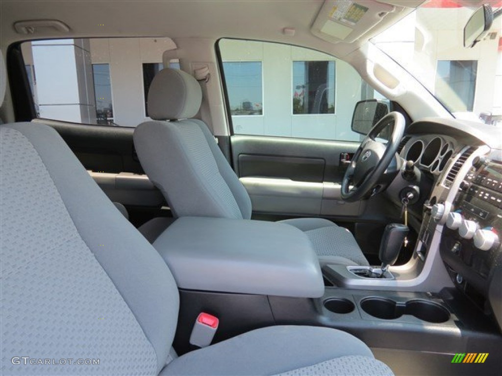 2011 Tundra CrewMax - Super White / Graphite Gray photo #13