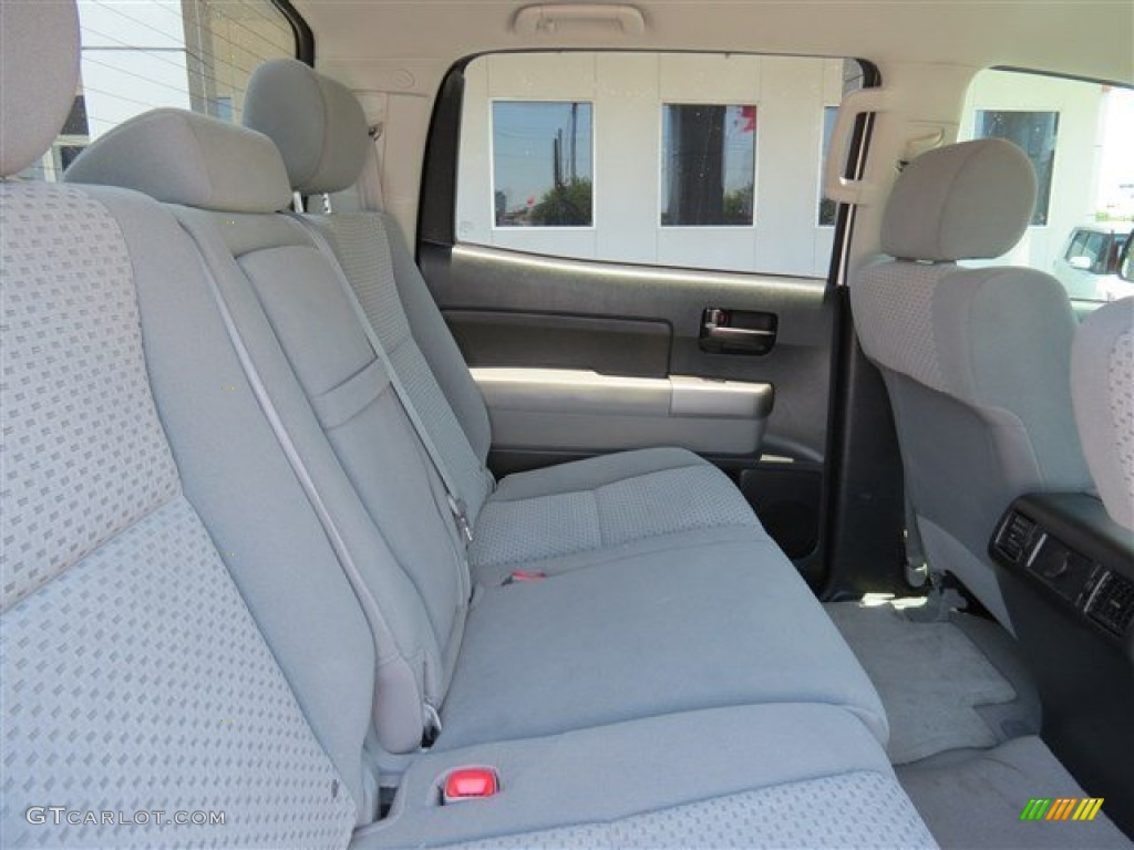 2011 Tundra CrewMax - Super White / Graphite Gray photo #14