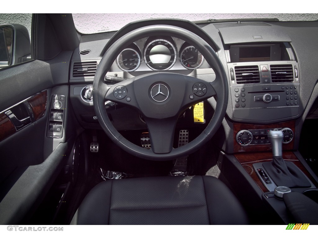 2010 Mercedes-Benz C 300 Luxury Black Dashboard Photo #81832937