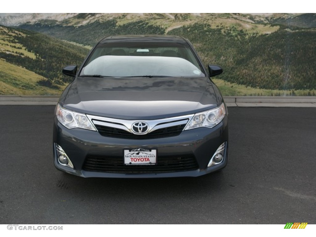 2013 Camry XLE V6 - Magnetic Gray Metallic / Ash photo #3