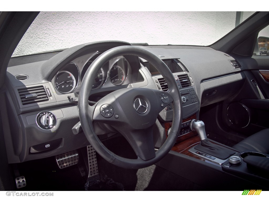 2010 Mercedes-Benz C 300 Luxury Black Dashboard Photo #81833546