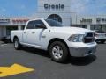 2013 Bright White Ram 1500 SLT Quad Cab  photo #1