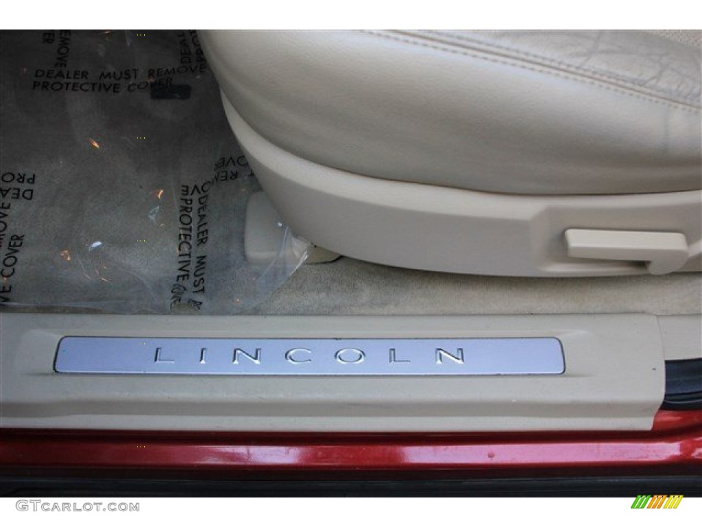 2005 Aviator Luxury AWD - Vivid Red Metallic / Camel photo #9