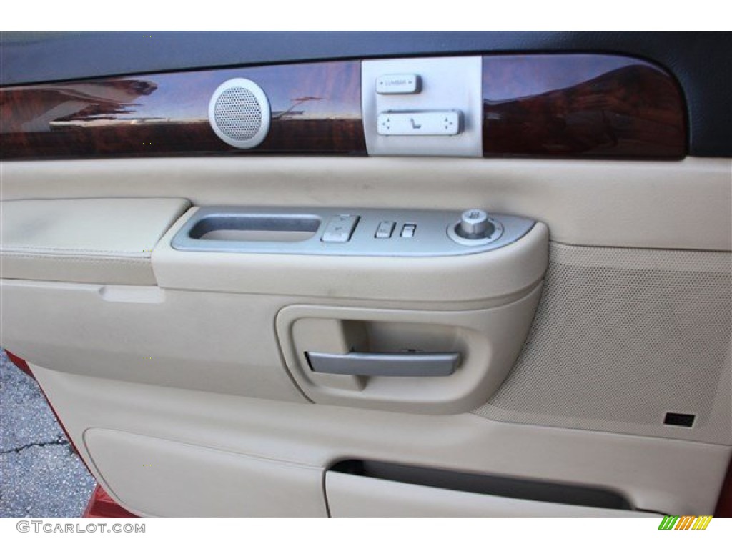 2005 Aviator Luxury AWD - Vivid Red Metallic / Camel photo #13