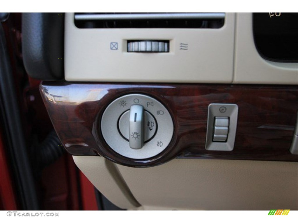 2005 Aviator Luxury AWD - Vivid Red Metallic / Camel photo #14