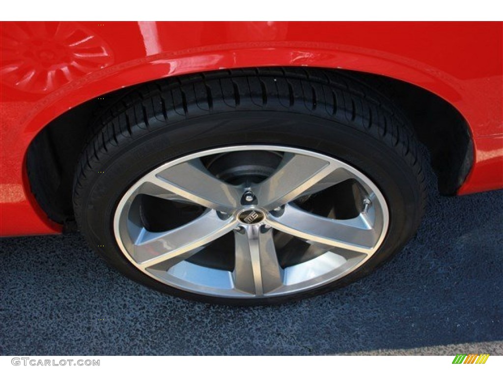 2009 Challenger SE - Inferno Red Crystal Pearl Coat / Dark Slate Gray photo #7