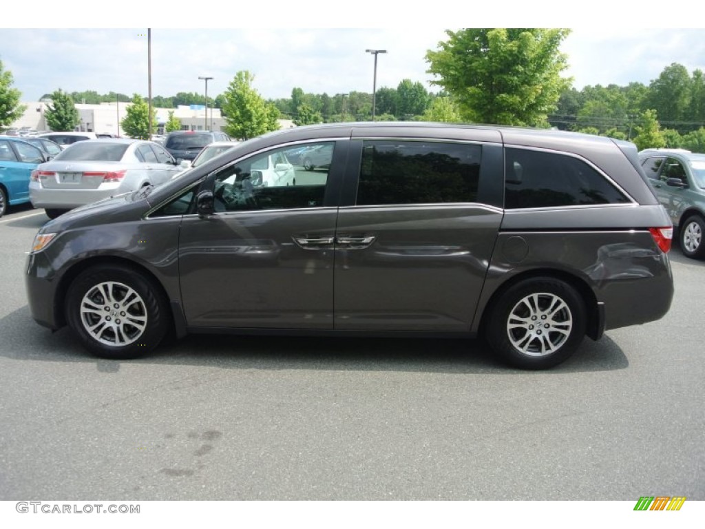 2012 Odyssey EX-L - Smoky Topaz Metallic / Gray photo #3