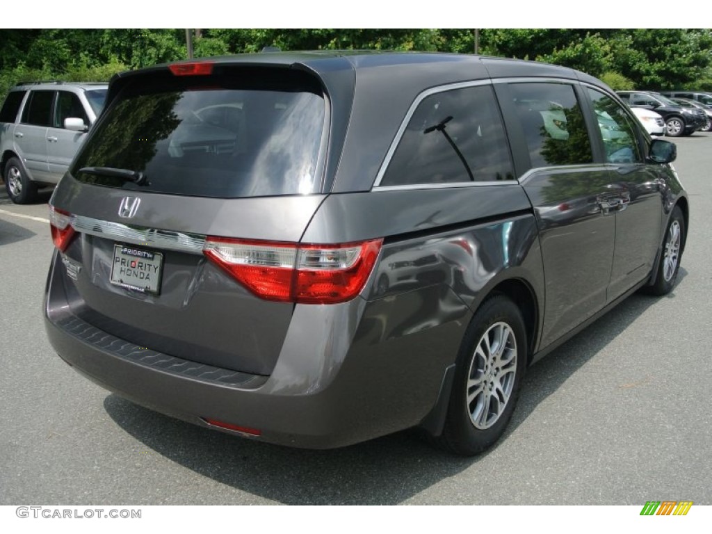 2012 Odyssey EX-L - Smoky Topaz Metallic / Gray photo #5