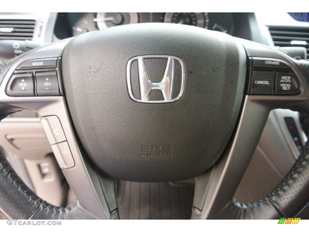 2012 Odyssey EX-L - Smoky Topaz Metallic / Gray photo #17