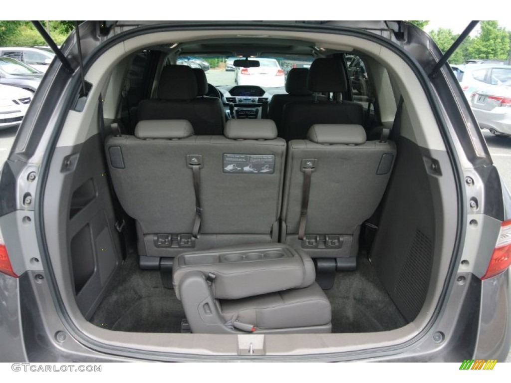 2012 Odyssey EX-L - Smoky Topaz Metallic / Gray photo #20