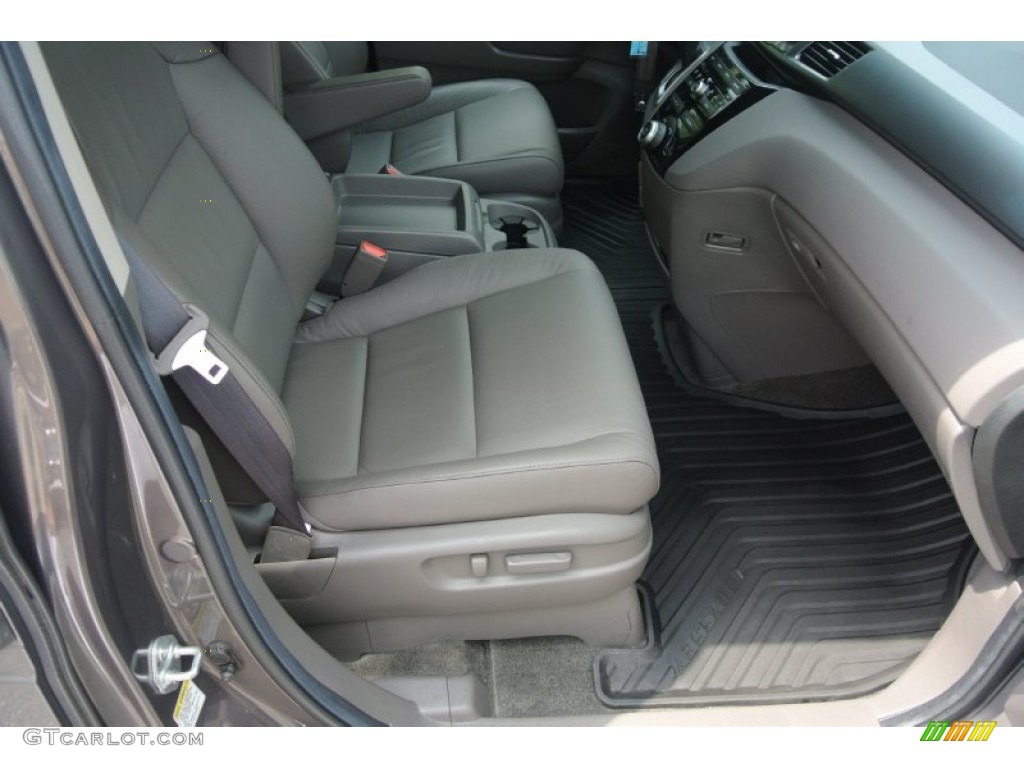 2012 Odyssey EX-L - Smoky Topaz Metallic / Gray photo #22