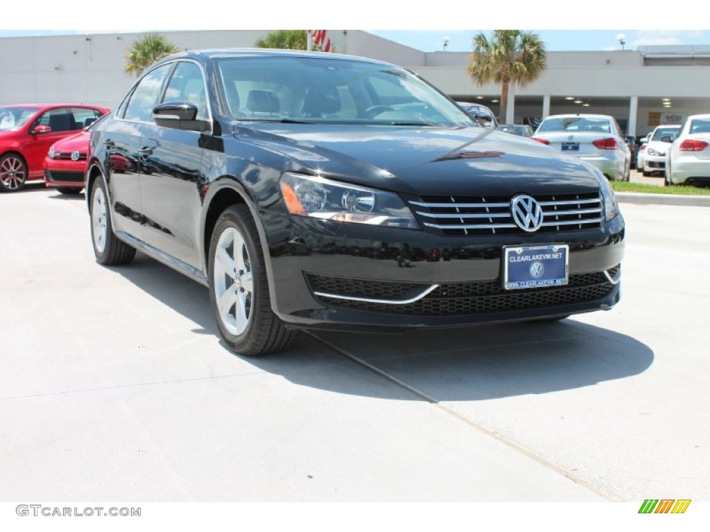 Black Volkswagen Passat