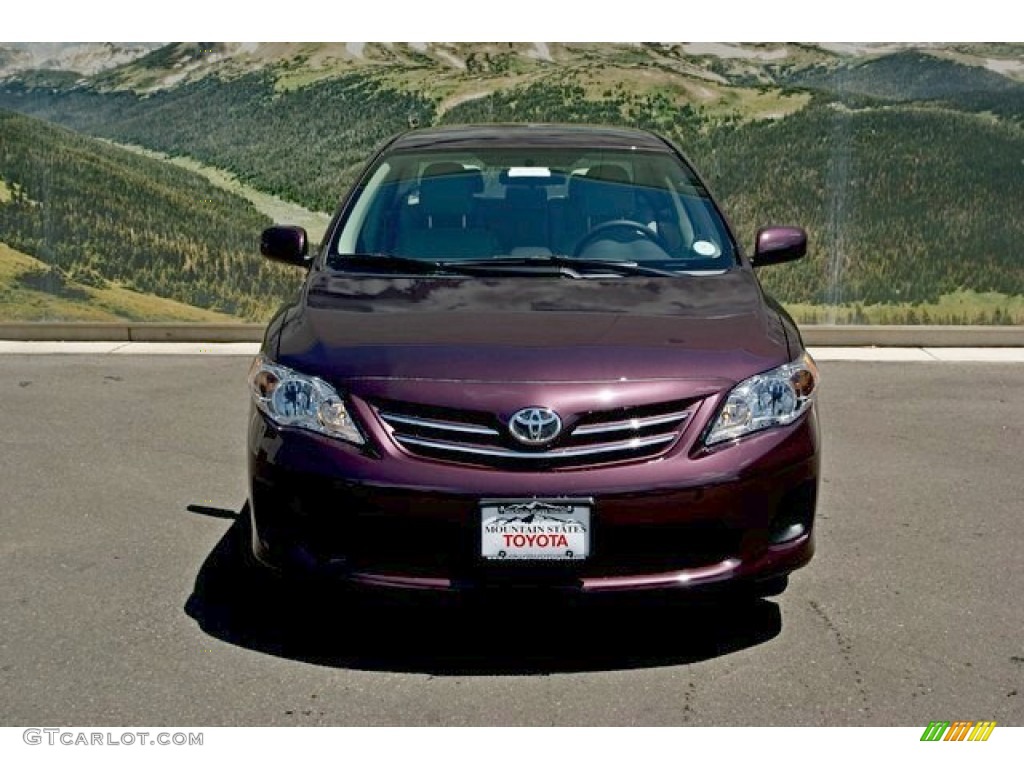 2013 Corolla LE Special Edition - Black Currant Metallic / Bisque photo #3