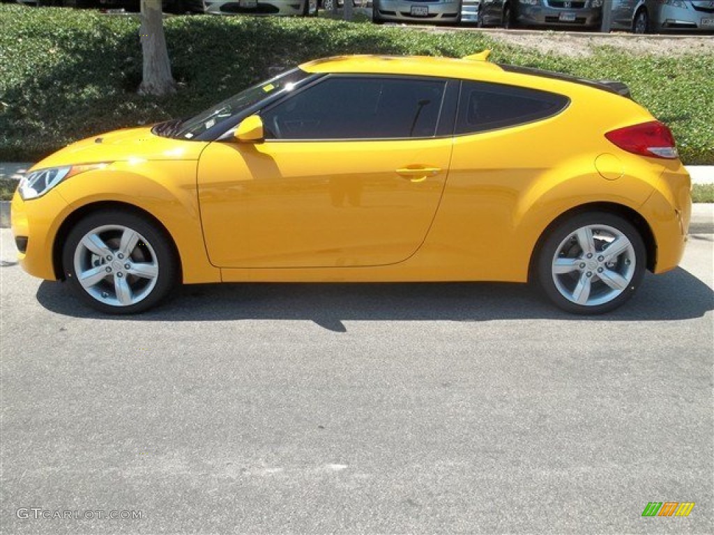 2013 Veloster  - 26.2 Yellow / Black photo #3