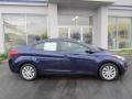 2012 Indigo Night Blue Hyundai Elantra GLS  photo #2