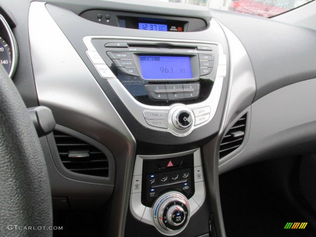 2012 Elantra GLS - Indigo Night Blue / Black photo #15