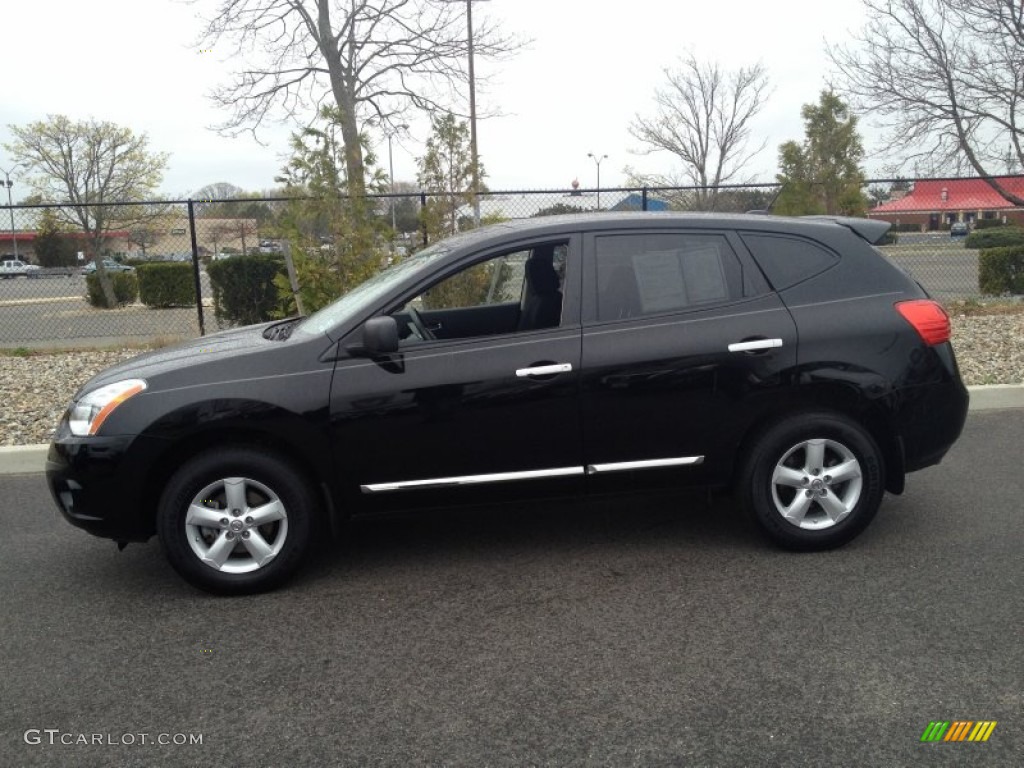 2012 Rogue S Special Edition AWD - Super Black / Black photo #4