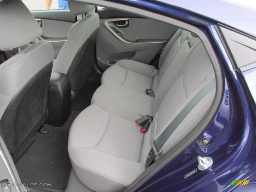 2012 Elantra GLS - Indigo Night Blue / Black photo #19