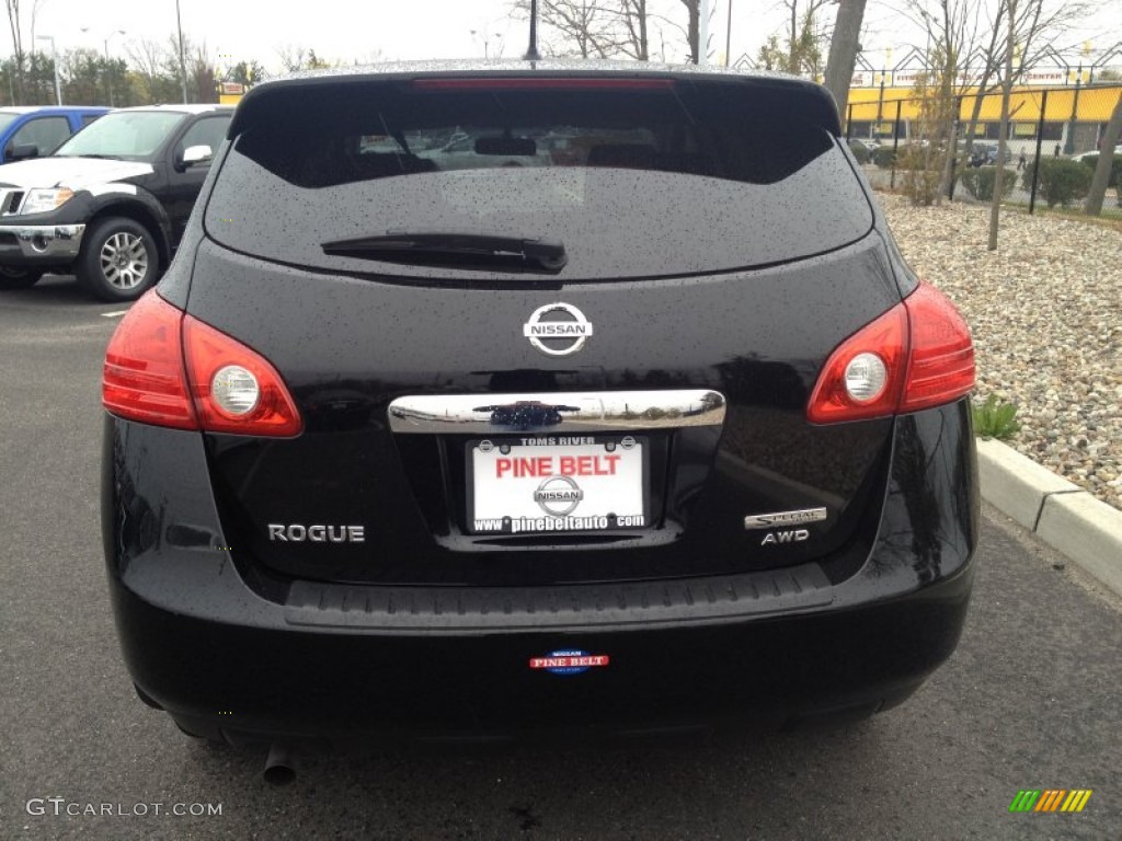 2012 Rogue S Special Edition AWD - Super Black / Black photo #6