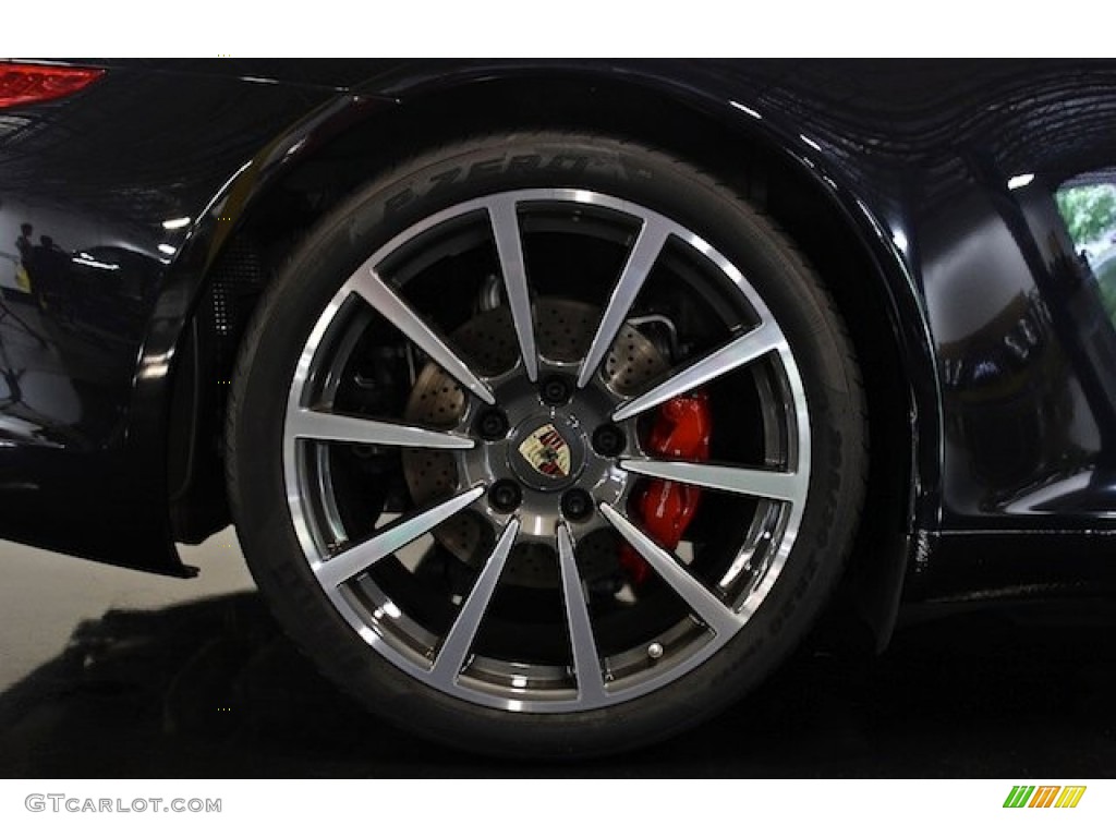 2012 New 911 Carrera S Cabriolet - Basalt Black Metallic / Black photo #25