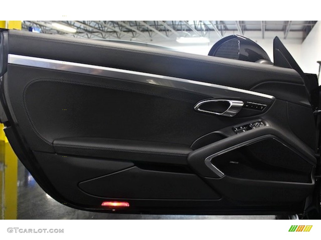 2012 Porsche New 911 Carrera S Cabriolet Black Door Panel Photo #81838392
