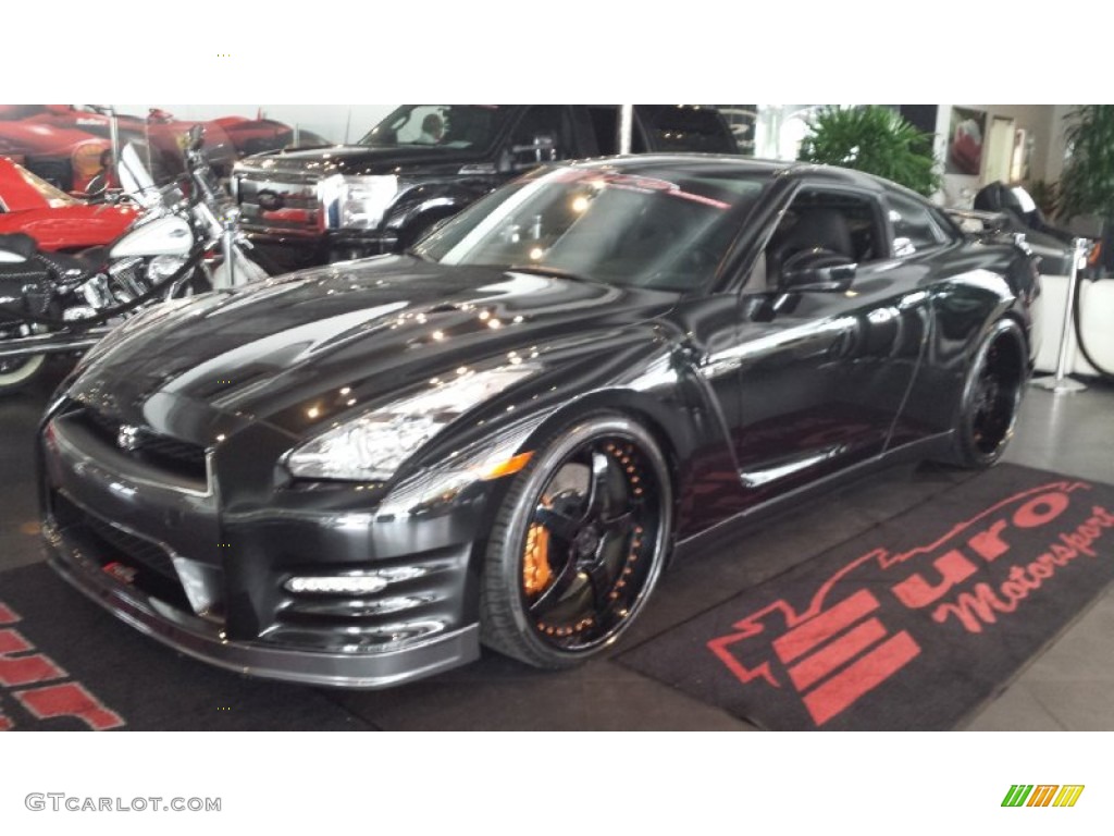 Jet Black Nissan GT-R
