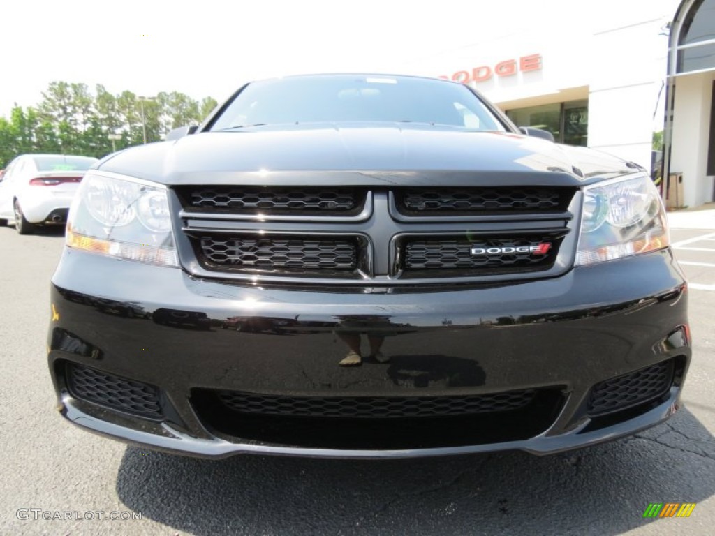 2013 Avenger SE V6 Blacktop - Black / Black photo #2