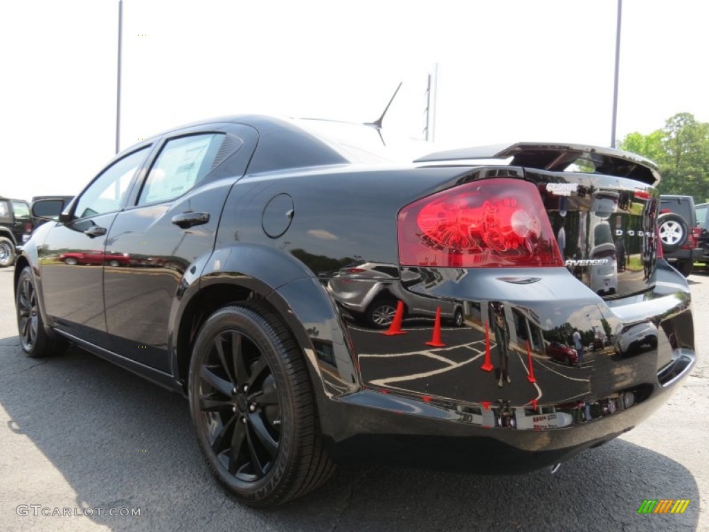 2013 Avenger SE V6 Blacktop - Black / Black photo #5