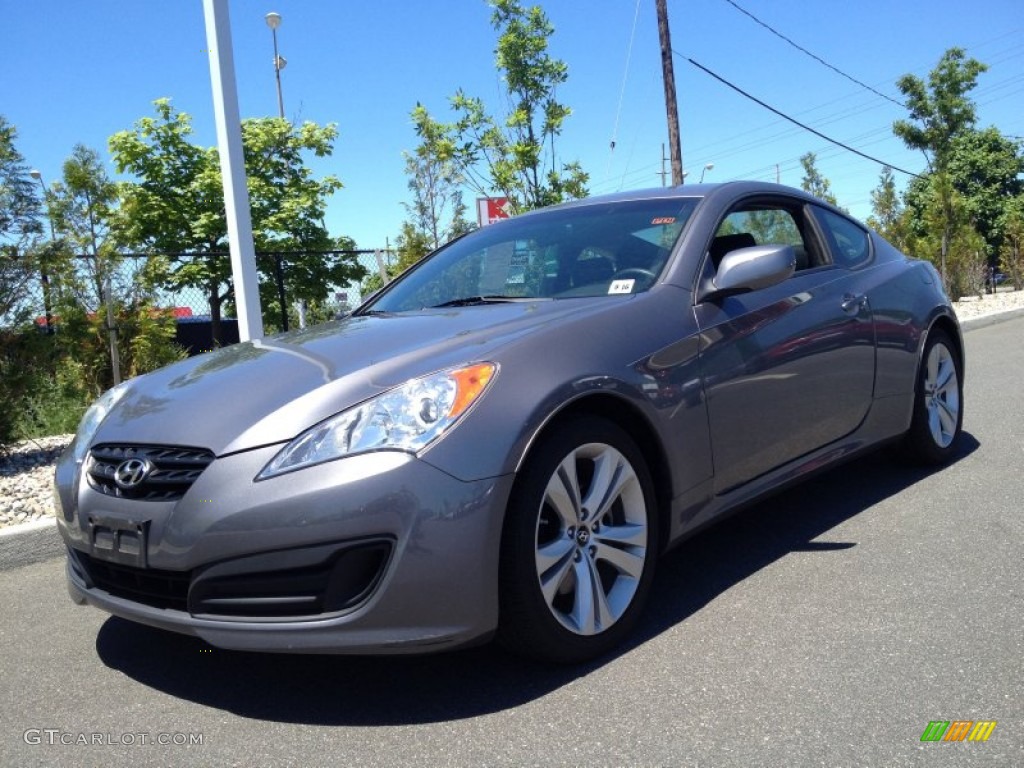 2012 Genesis Coupe 2.0T - Nordschleife Gray / Black Cloth photo #1