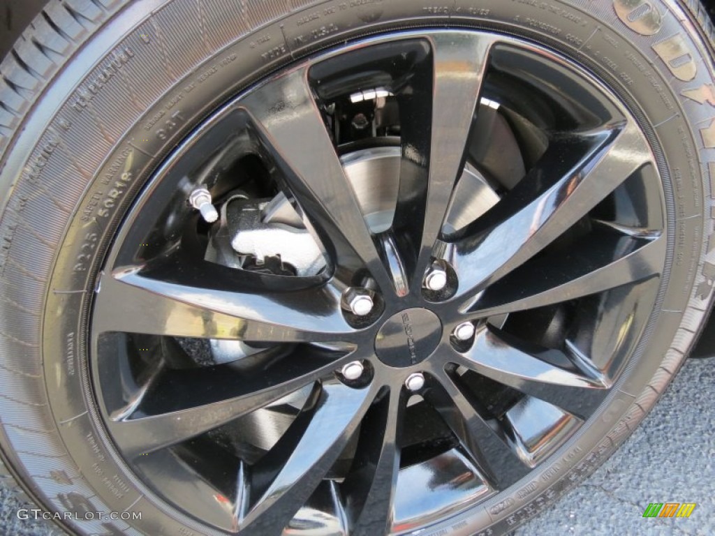 2013 Avenger SE V6 Blacktop - Black / Black photo #9