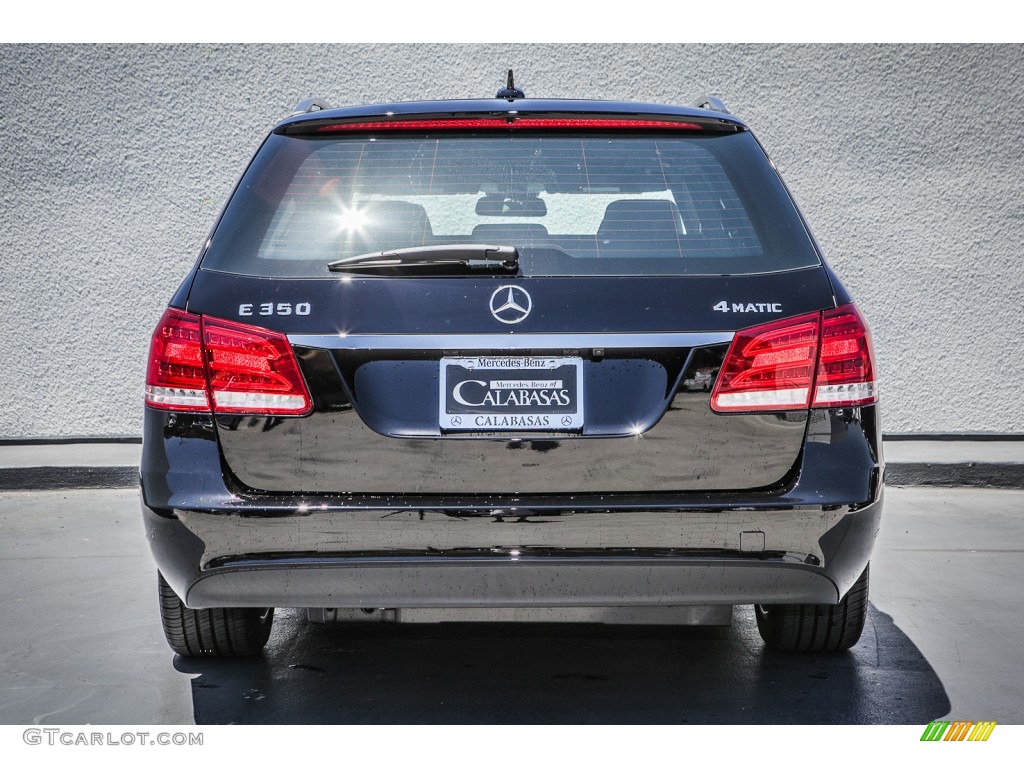 2014 E 350 4Matic Wagon - Black / Black photo #3
