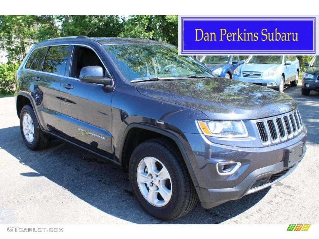 2014 Grand Cherokee Laredo 4x4 - Maximum Steel Metallic / Morocco Black photo #1