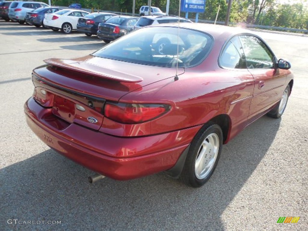 2002 Escort ZX2 Coupe - Toreador Red Metallic / Dark Gray photo #6