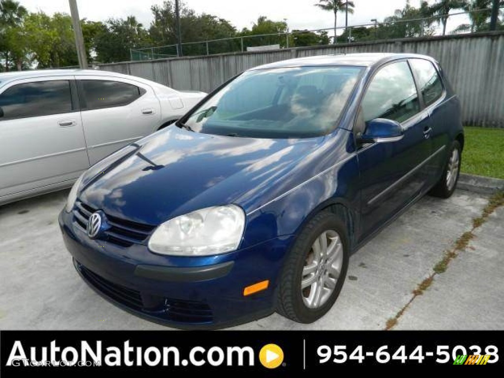 2007 Rabbit 2 Door - Shadow Blue Metallic / Anthracite photo #1