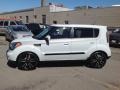 2010 Clear White Kia Soul Ghost Special Edition  photo #2