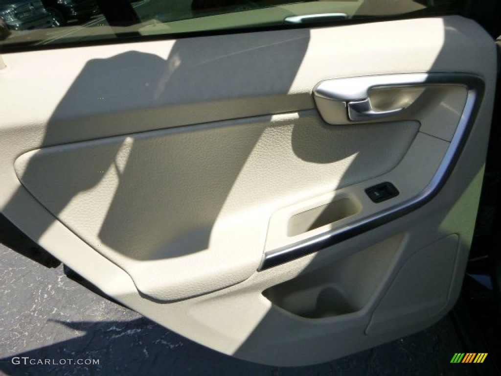 2011 XC60 T6 AWD - Barents Blue Metallic / Sandstone Beige photo #12