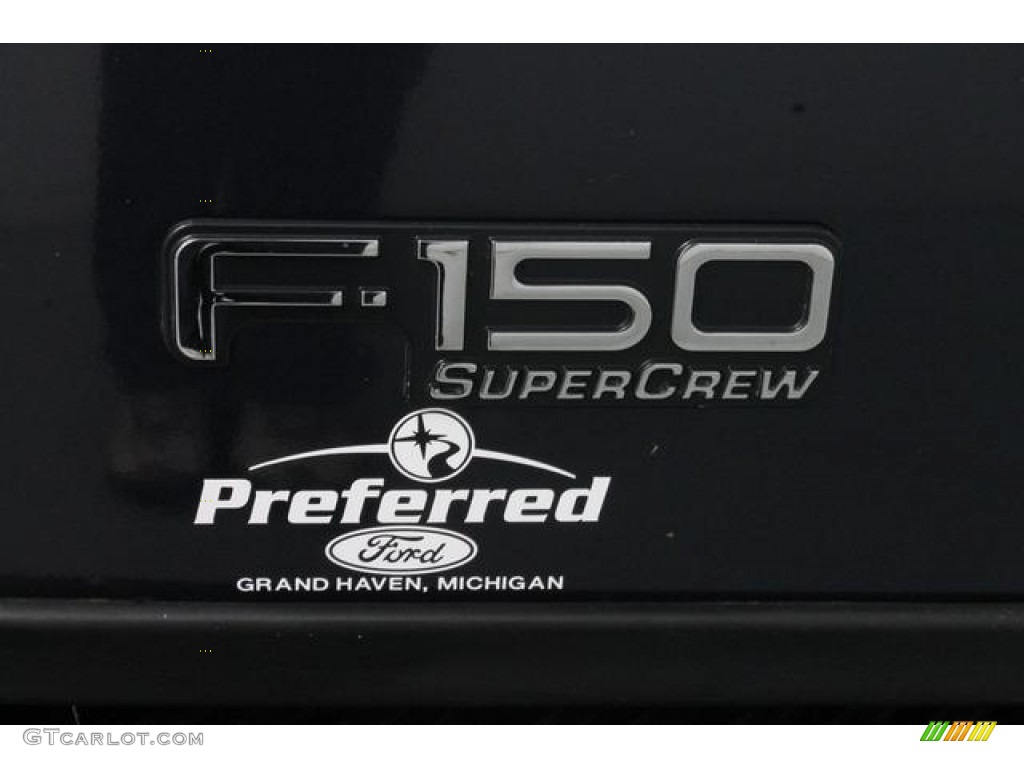 2001 F150 XLT SuperCrew 4x4 - Deep Wedgewood Blue Metallic / Medium Graphite photo #17