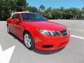 2010 Laser Red Saab 9-3 2.0T Convertible  photo #7