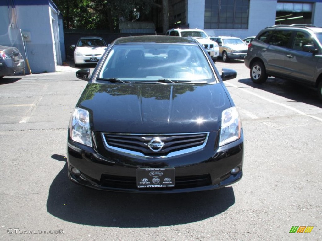 2010 Sentra 2.0 SL - Super Black / Charcoal photo #1