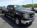 2007 Onyx Black GMC Sierra 2500HD SLE Extended Cab 4x4  photo #3