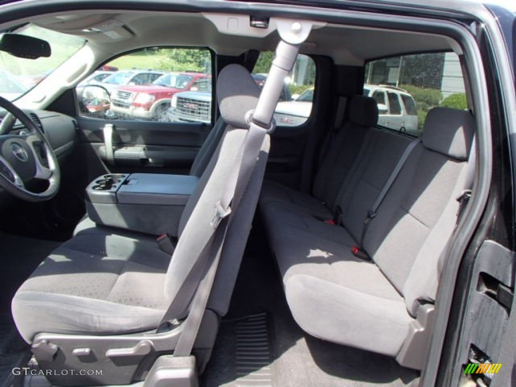 2007 Sierra 1500 SLE Extended Cab 4x4 - Onyx Black / Ebony Black photo #13